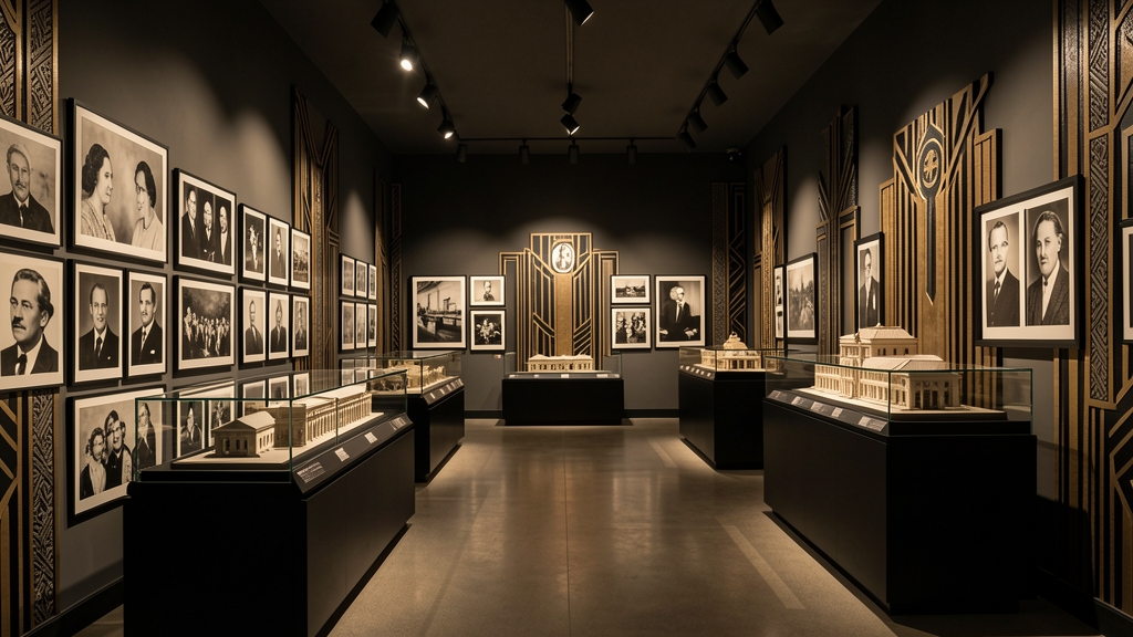 Museum exhibit gallery